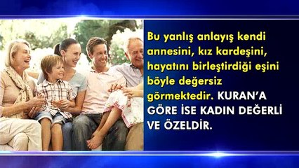 Kuran dışı din anlayışında kadın karşıtlığının geldiği aşama budur