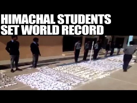 Himachal students set world in flying paper planes : Watch video | Oneindia News