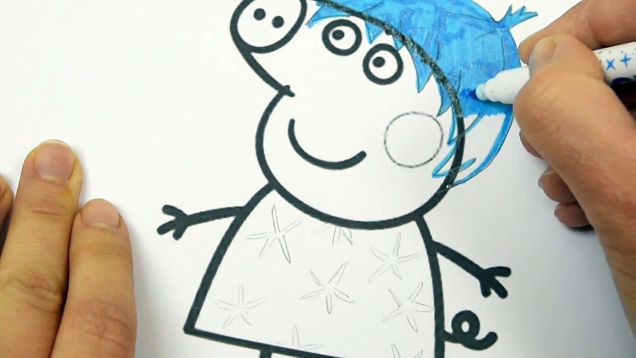 PEPPA PIG Transforms into Inside Out JOY custom dra