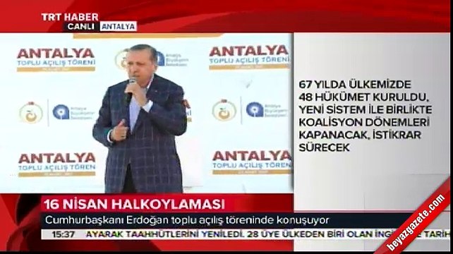 Cumhurbaşkanı Erdoğan: Gazi Mustafa Kemal'e neden ihanet ediyorsun?