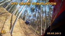 #3 ATV Crash Compilation Fail - Quad Yamaha Raptor Suzuki Honda