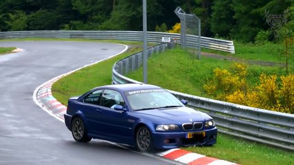 Descargar video: BMW CRASH COMPILATION Nürburgring Nordschleife Touristenfahrten BMW M3 RS