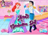 ☆ Disney Princess Ariels Graduation Ball Dress Up Video Game For Little Kids & Toddler