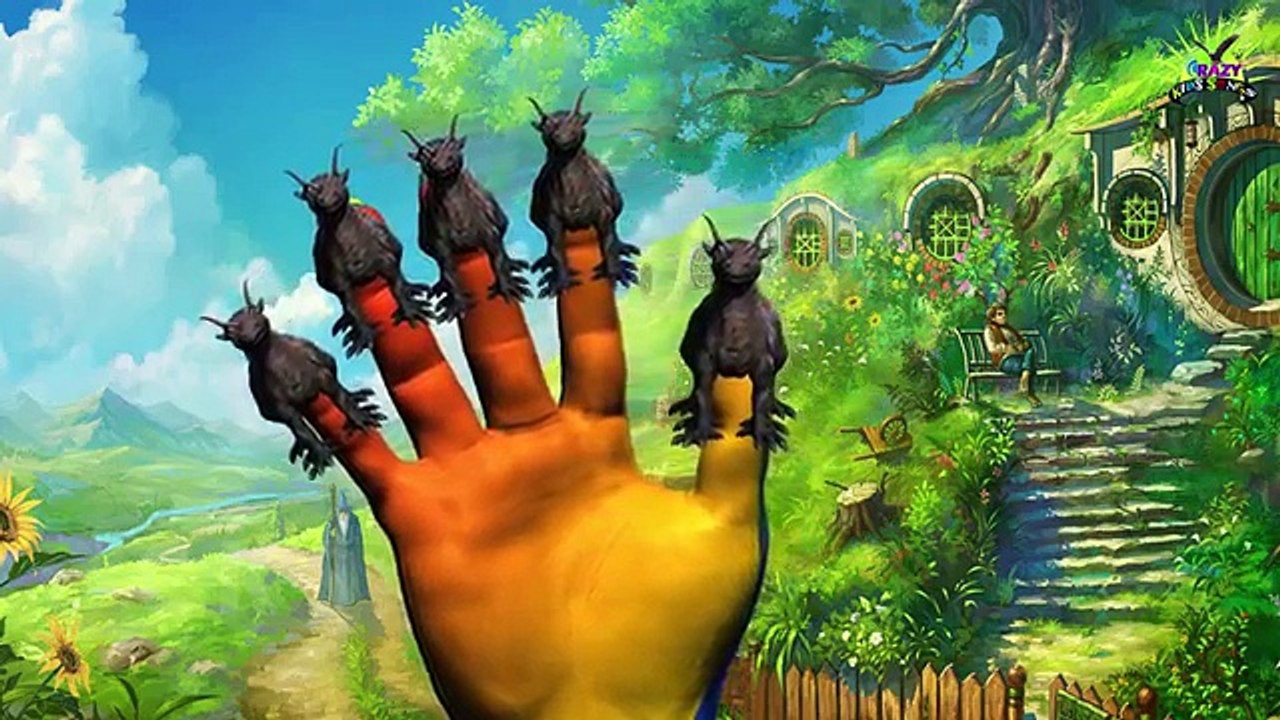 Животные палец Семья питомник рифмы видео для Дети