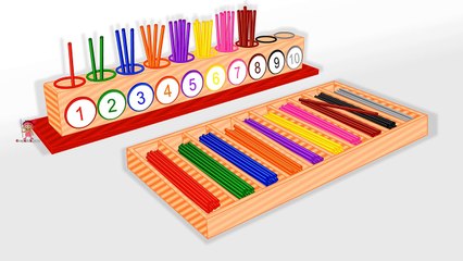 Colors for Children to Learn with Wooden Seesaw Educational Toys Videos | Colours for Kids to Learn
