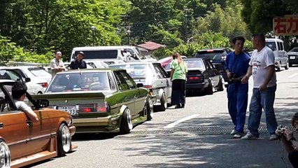 スカイラインミーティング 2016.5.22 旧車 街道レーサー 退場シーン