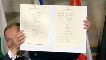 Los miembros de la UE celebran su 60 aniversario reafimando sus valores