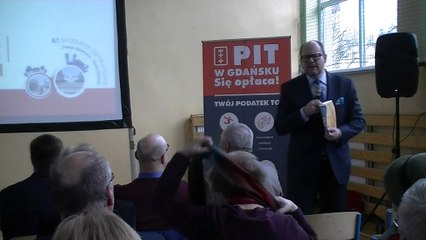 Paweł Adamowicz spotkał się z mieszkańcami Oliwy