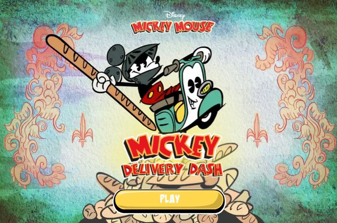 Mickey Mouse - Mickey Delivery Dash - Disney Games (kidz games)