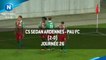 J26 : CS Sedan Ardennes - Pau FC (2-0), le résumé