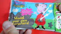 Play Doh PEPPA PIG Mold N Play 3D Figure Maker Cra-Z-Art Softee Dough Playset!