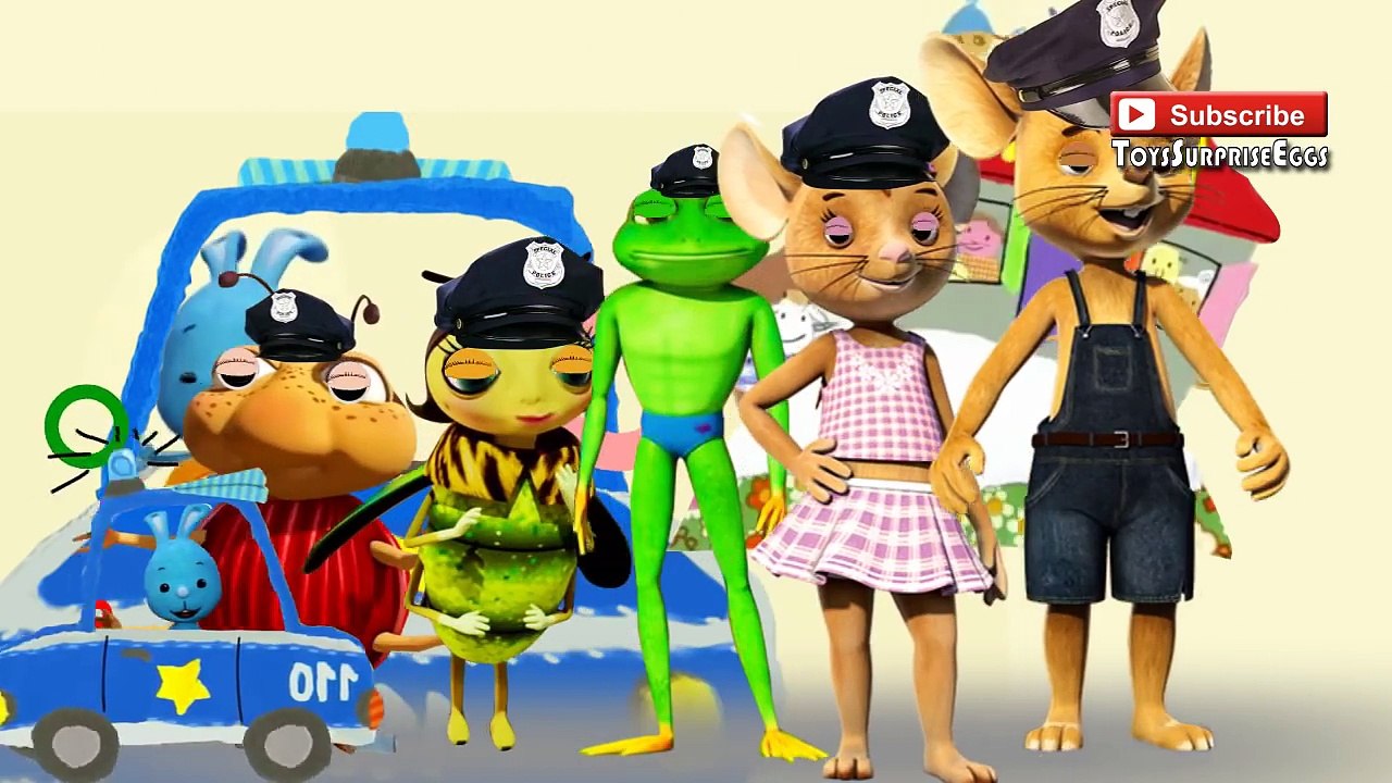 JoNaLu Fußballspiel, Robo Spinnt, KIKANINCHEN Tatütata Polizei | Jonalu Finger Familie ex