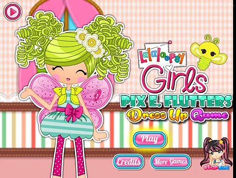 Платье е е е и е девушки вверх ДЛЯ ФУРШЕТА lalaloopsy pix flutters лалалупси наряд феи прохождение игры