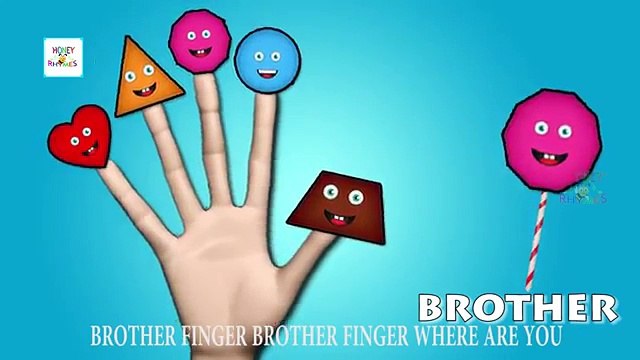 shapes finger family | learn shapes | nursery rhymes | 3d rhymes | kids songs | childrens