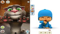 Talking Pocoyo - Talking Tom Gold Run - My Talking Angela Gameplay For Kids HD 2016