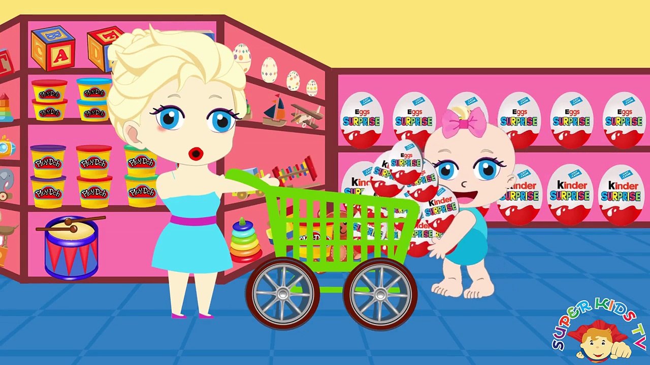 Spiderman & Elsa Drinking Water Treatment Toilet By Babies Funny! Animation Cartoon For Ki