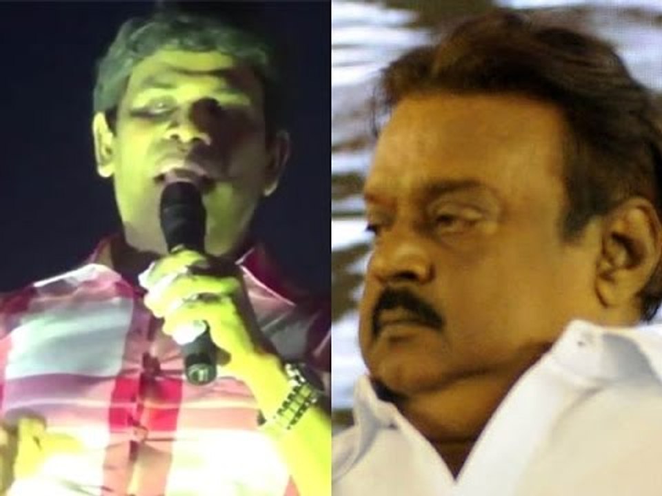Actor Anandaraj Speech | challenge to Vijayakanth | நடிகர் ஆனந்தராஜ் - Oneindia Tamil