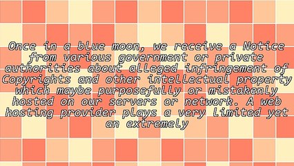 How Do Web Hosts Deal With Copyright Infringement By Clients?