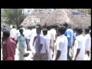 தகிக்கும் வெயிலில் வீடு வீடாகச் சென்று திமுக, பாமக வேட்பாளர்கள் பிரச்சாரம்