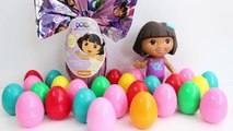 Surprise Eggs Dora The Explorer Toys Huevos Sorpresa Dora La Exploradora Play Doh Eggs Nic