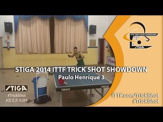 Paulo Henrique 3 - STIGA 2014 Table Tennis TrickShot Showdown