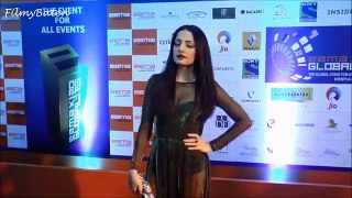 Celina Jaitly looks WOW in transparent dress at Eemax Global Awards