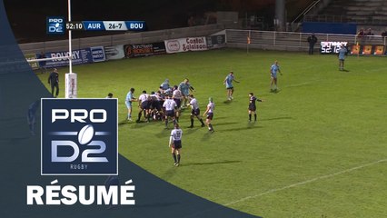 PRO D2 - Résumé Aurillac-Bourgoin: 40-14- J25 - Saison 2016/2017