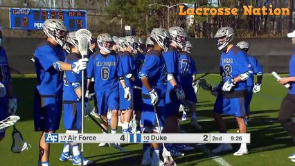 Air Force vs Duke lacrosse full highlights 2017