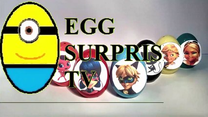 8 LADYBUG SURPRISE EGGS, CHAT NOIR, Marinette, Adrien NEWS TOYS MIRAC