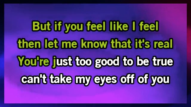 Boys Town Gang - Can't take my eyes off you KARAOKE / INSTRUMENTAL