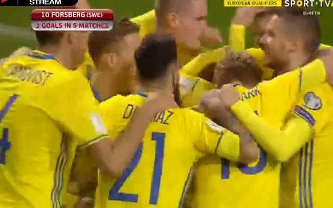 Emil Forsberg 2nd Goal HD - Sweden 2 - 0 Belarus 25.03.2017