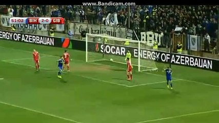 Avdija Vrsajevic Goal HD - Bosnia & Herzegovina 3-0 Gibraltar - 25.03.2017 HD