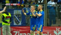 Edin Visca Goal - Bosnia & Herzegovina 4-0 Gibraltar - 25.03.2017