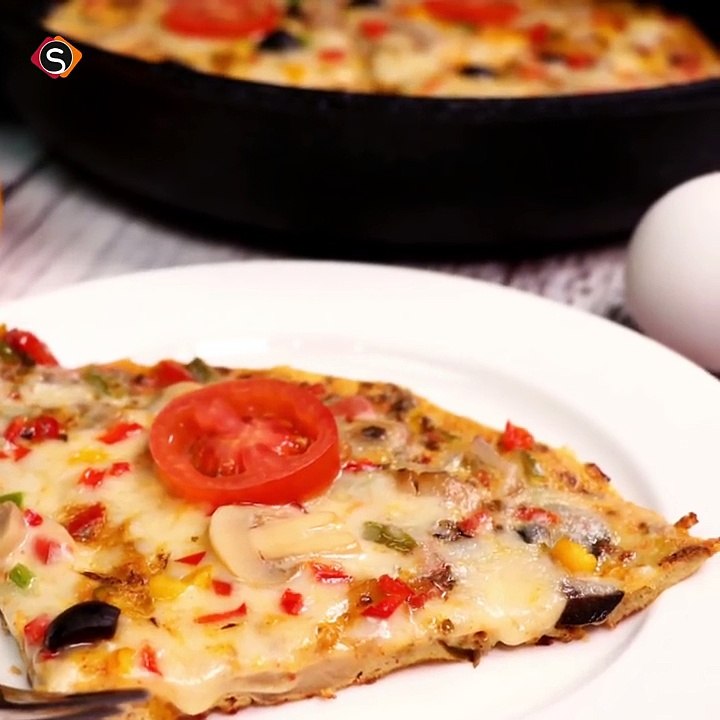 Omelette Pizza With Best Cook