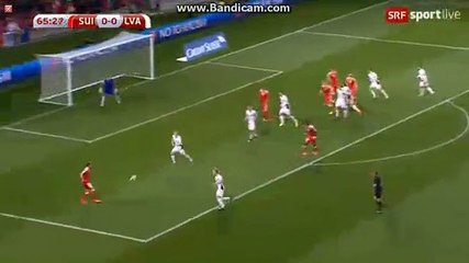 Josip Drmic Goal HD - Switzerland 1-0 Latvia - 25.03.2017 HD