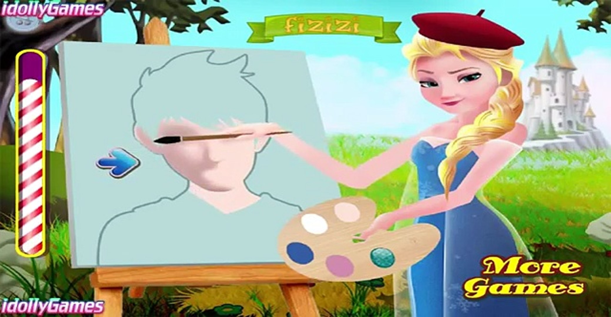 juegos de baby barbie frozen face painting