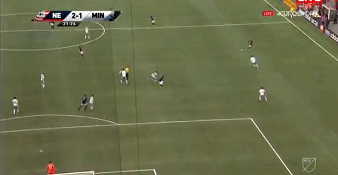 Kei Kamara GOAL HD - New England Revolution 2-1 Minnesota 25.03.2017