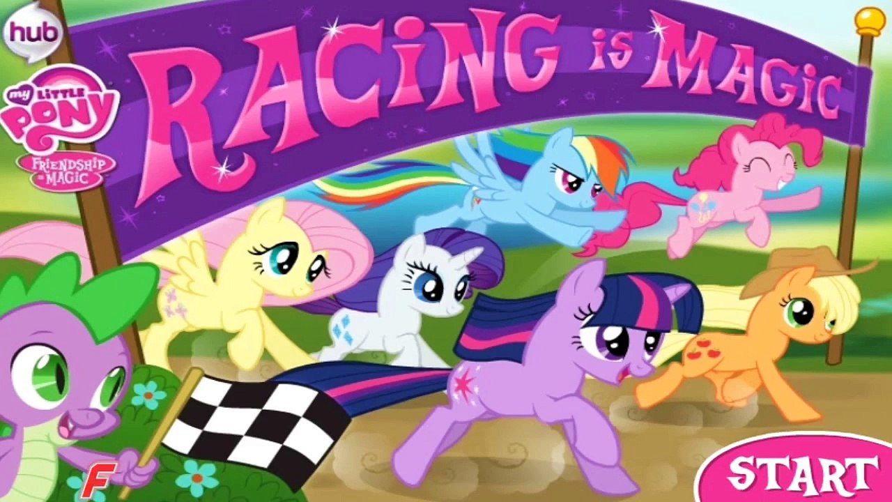 My Little Pony Friendship is Magic Racing is Magic Video Game for Children