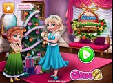 Frozen Christmas Games | Princess Elsa & Anna - Sisters Christmas Room Prep | 2016 [HD]