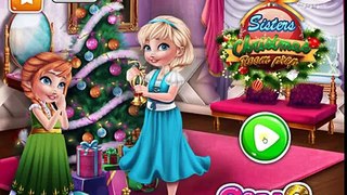 Frozen Christmas Games | Princess Elsa & Anna - Sisters Christmas Room Prep | 2016 [HD]