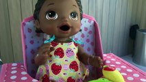 Real Life Baby Alive Doll Eating & Funny Syringe Doctor Injection Video Girls Toy Channel