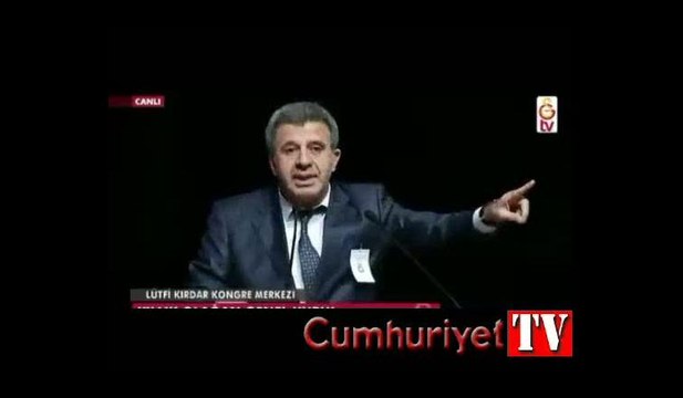 Galatasaray Mali Kurulu'nda Hakan Şükür konuşması