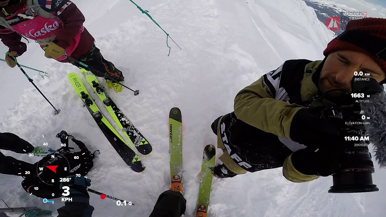 GoPro winning run Loic Collomb-Patton - Haines Alaska FWT17 - Swatch Freeride World Tour 2017