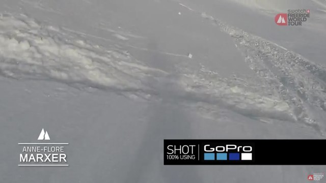 GoPro run Anne-Flore Marxer - Haines Alaska FWT17 - Swatch Freeride World Tour 2017