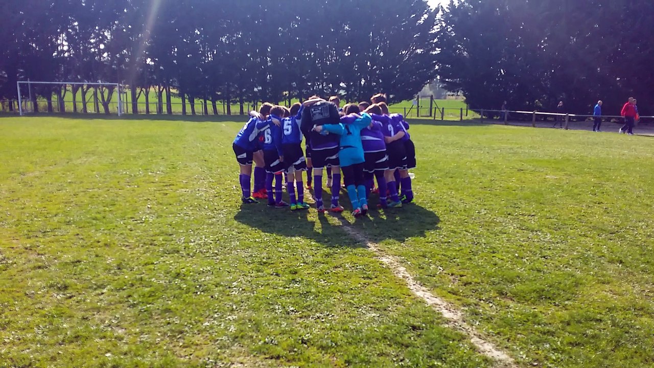 U11 (1) et U13 MATCH du 25-03-17... LES RETROUVAILLES A LEVET POUR LE CRI DU GUERRE EN COMMUN