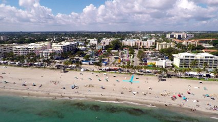 Deerfield Beach "Pioneer Days" carnival on the beach