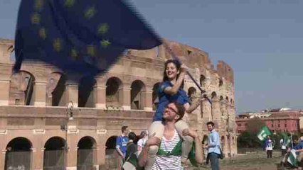 Capitales europeas marchan en apoyo del proyecto europeo