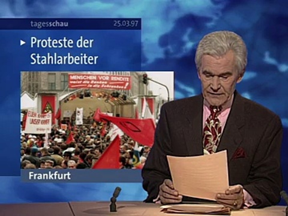 Tagesschau | 25. März 1997 20:00 Uhr (mit Wilhelm Wieben) | Das Erste