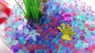 Colors Orbeez Aquarium Real Robotic Turtle Fish DIY Learn Colors Slime Foam Clay | BINGO A