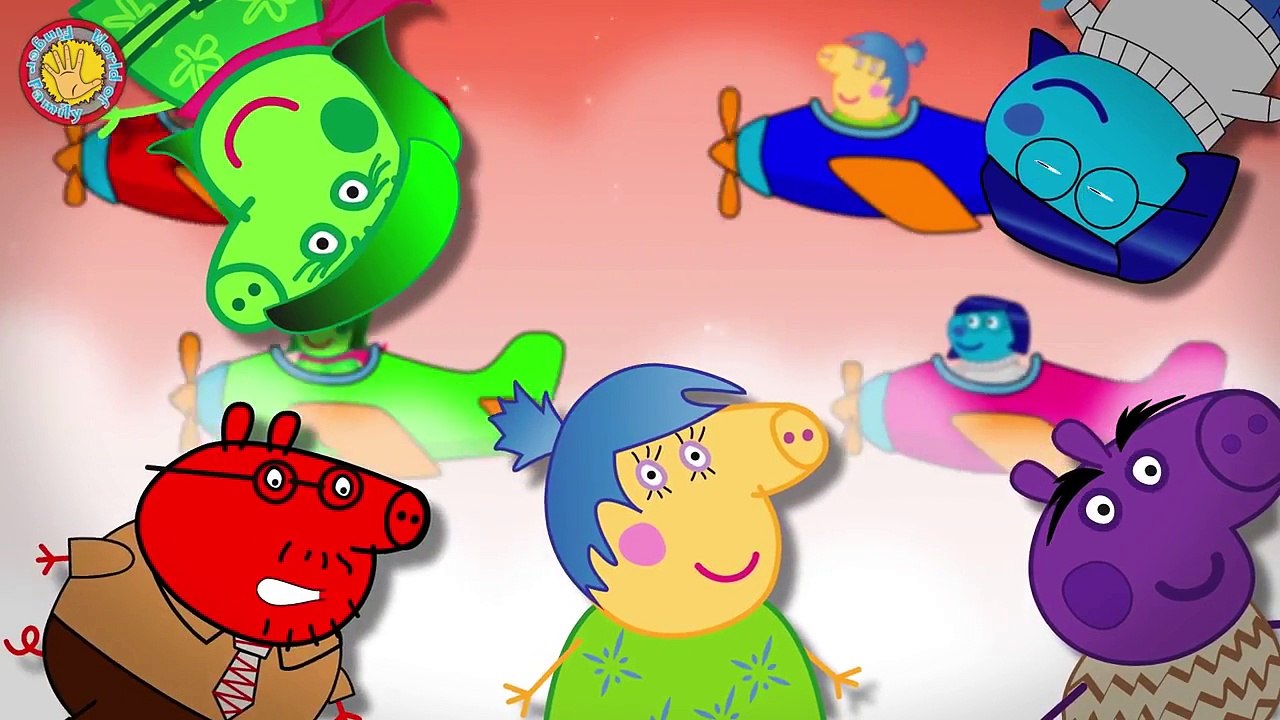 Peppa Pig Inside Out Paw Patrol Bubble Guppies Finger Family Song Playdoh Surprise Eggs